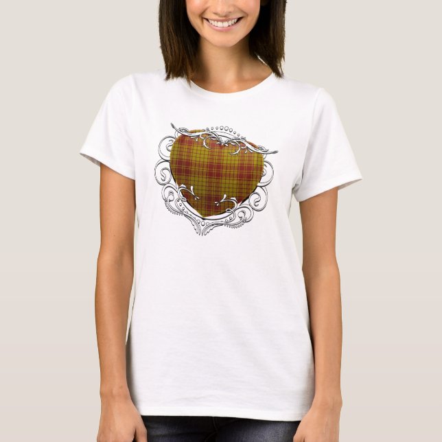 Camiseta MacMillan Tartan Heart (Frente)