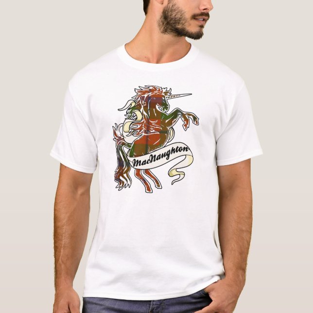 Camiseta MacNaughton Tartan Unicorn (Frente)