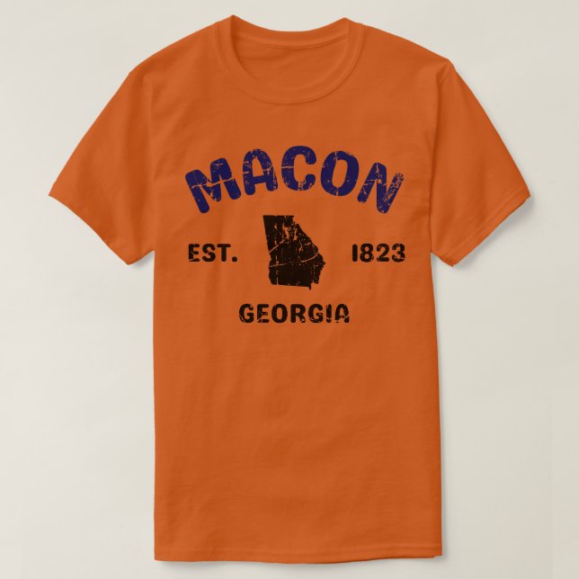 Camiseta Macon Georgia TShirt 17 (Frente do Design)
