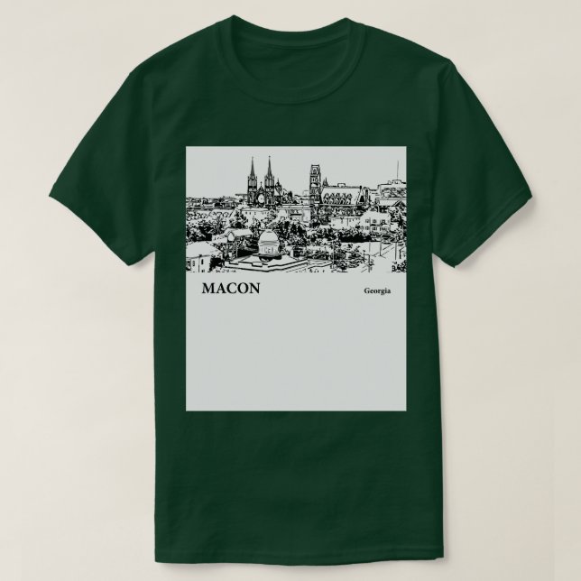 Camiseta Macon Georgia TShirt 2 (Frente do Design)
