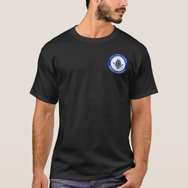 Camiseta Maçônica - Homens (Frente)