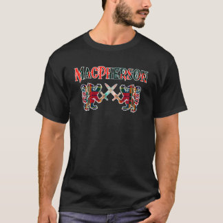 Camiseta MacPherson Scottish Clan Family Kilt Tartan Lion T