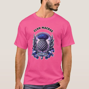 Camiseta MacRae Clan Scottish Thistle Gaelic Games