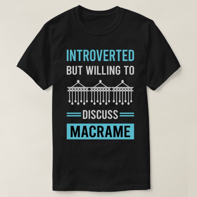 Camiseta Macrame Introduzido (Frente do Design)