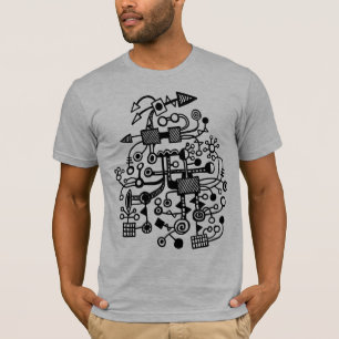 Camiseta Macrocosm do microcosmo - preto