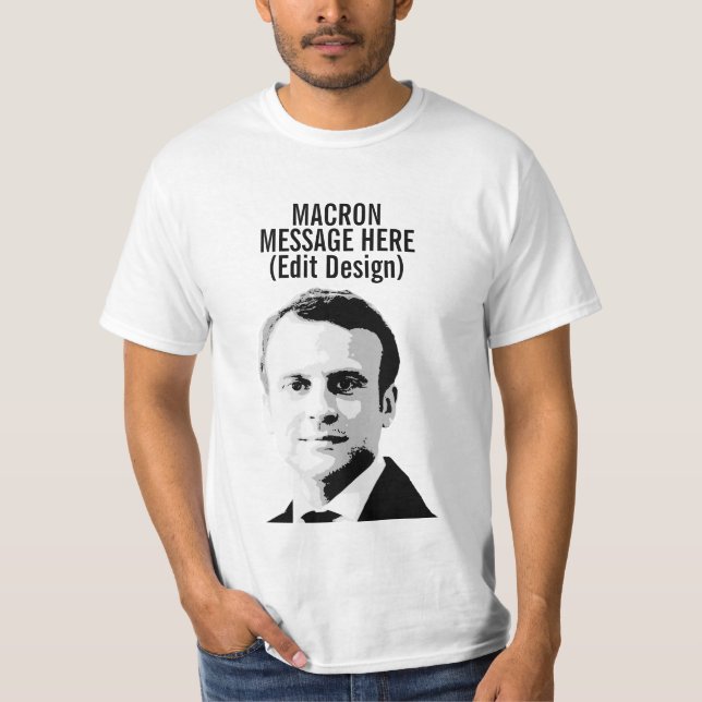 CAMISETA MACRON EMMANUEL PERSONALIZADO (Frente)