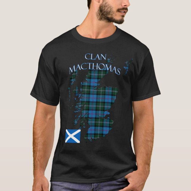 Camiseta MacThomas Scottish Clan Tartan Scotland (Frente)