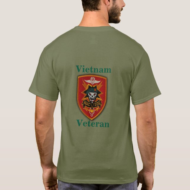 Camiseta MACVSOG Comando de Assistência Militar Vietnã (Verso)