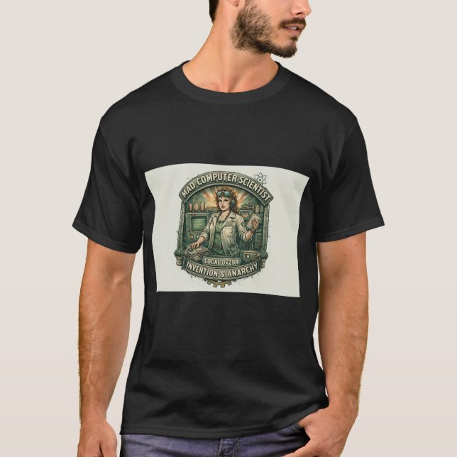 Camiseta Mad Computer Scientist Local 0x29A (Frente)
