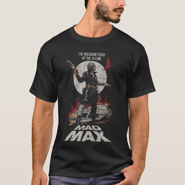 Camiseta Mad Ma DISTRESSED Ma Rockatansky George Miller fri (Frente)