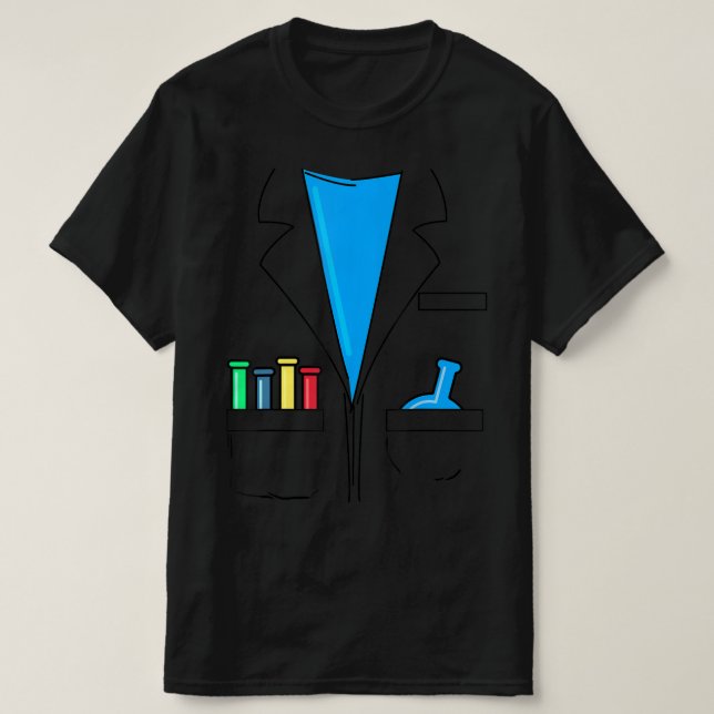 Camiseta Mad Scientist Figurume Nerd Química Divertimento C (Frente do Design)