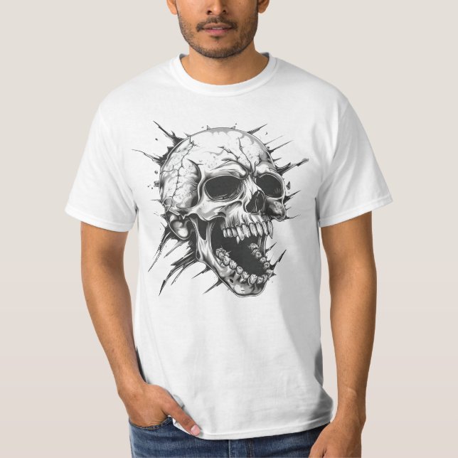 Camiseta Mad Skull (Frente)
