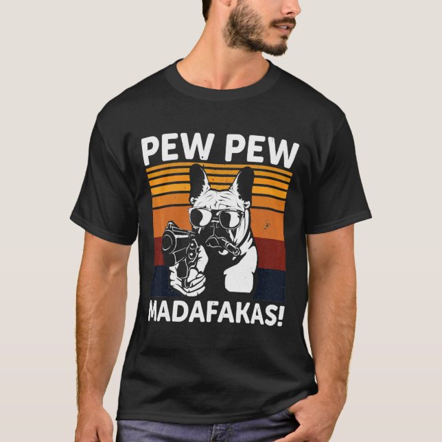 Camiseta Madafakas Crazy Pew (Frente)