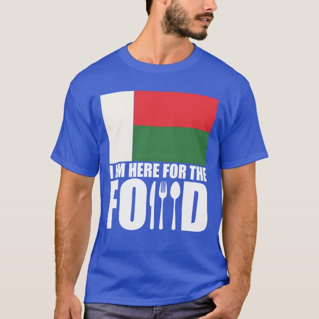 Camiseta Madagascar comida souvenir viagem engraçado (Frente)