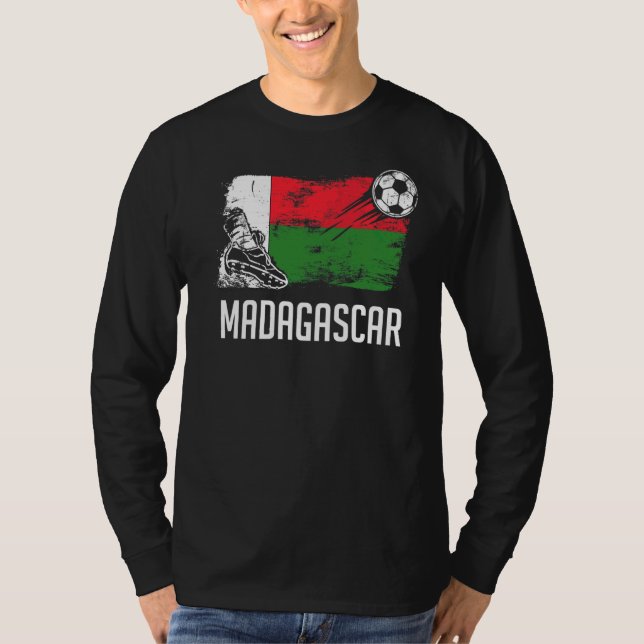 Camiseta Madagascar Flag Jersey Soccer Team Mada (Frente)