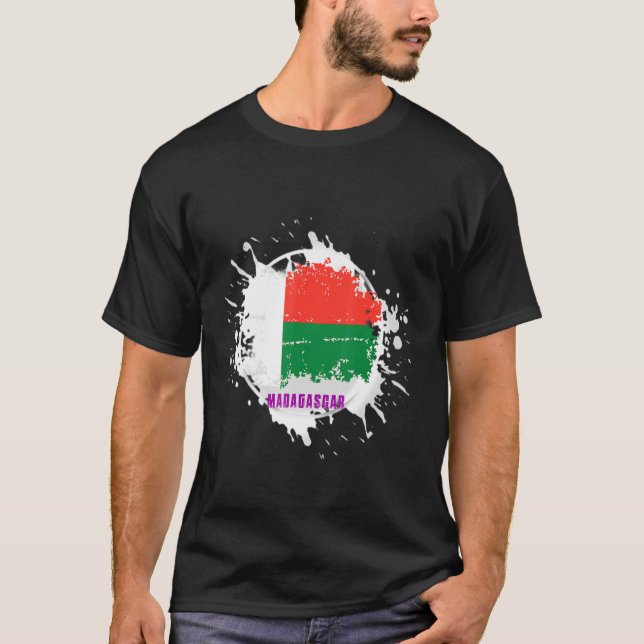 Camiseta Madagáscar Splash (Frente)
