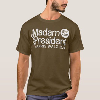 Camiseta Madam Kamala e Tim 2024 TShirt