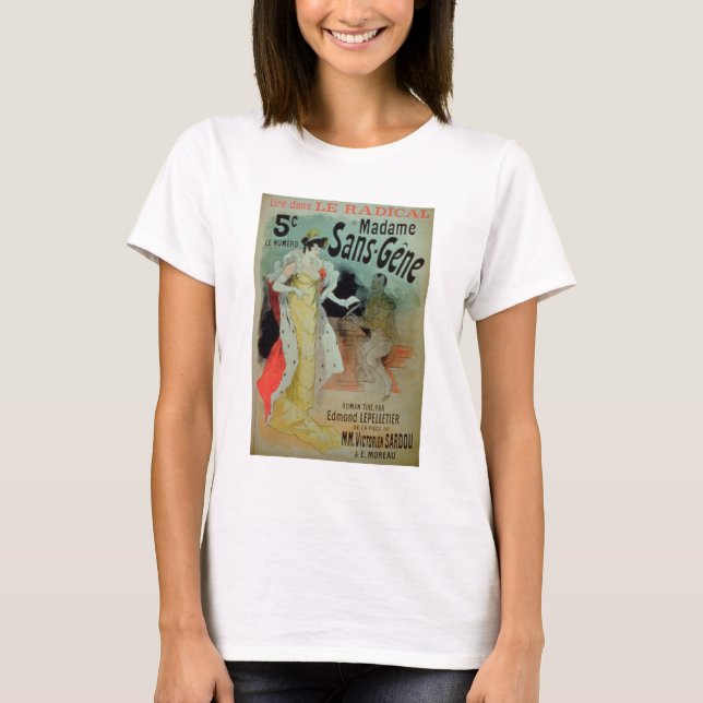 Camiseta "Madame Sans-Gene" em Le Radical, por Edmond Lepel (Frente)