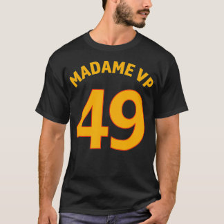 Camiseta Madame VP 49 Vice-presidente EUA Jersey Blue Yello