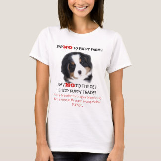 Camiseta MadDog diz NÃO ao t-shirt das fazendas do filhote