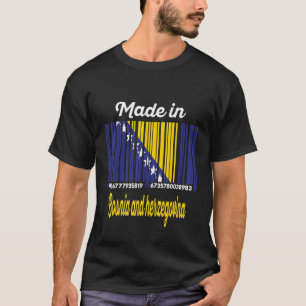 Camiseta Made Bósnia e Herzegovina