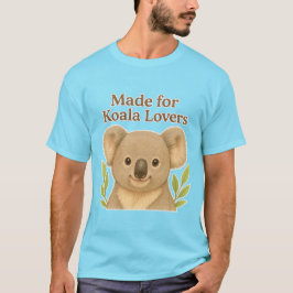 Camiseta Made for Koala Lovers - Cute Wildlife Design for A