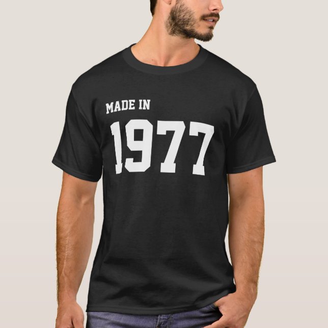 Camiseta Made in 1977 (Frente)