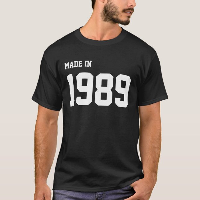Camiseta Made in 1989 (Frente)