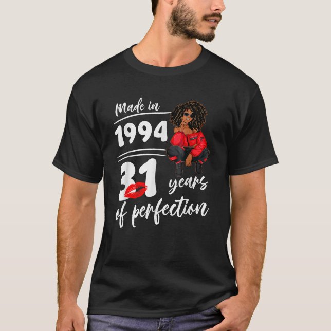 Camiseta Made In 1994 31 Years Of Perfection Birthday Melan (Frente)
