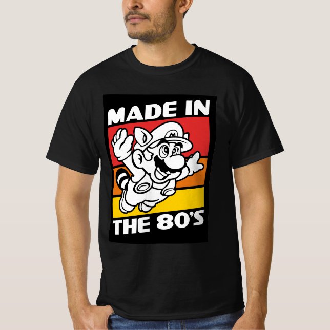 Camiseta made in 80's Mario  (Frente)