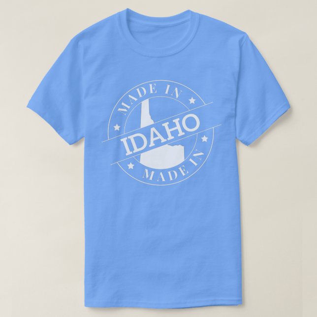 Camiseta Made In Idaho  (Frente do Design)