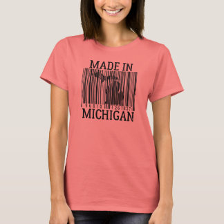 Camiseta Made In Michigan Barcode Ring Tee