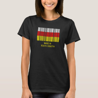 Camiseta Made in South Ossetia Flag Barcode Premium