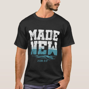 Camiseta Made New Baptism Shirt Christian Shirts For Youth 