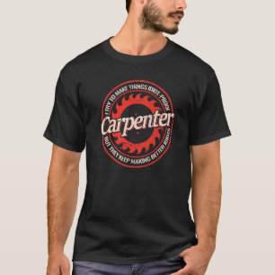 Camiseta Madeira de carpinteiro para carpinteiros de madeir