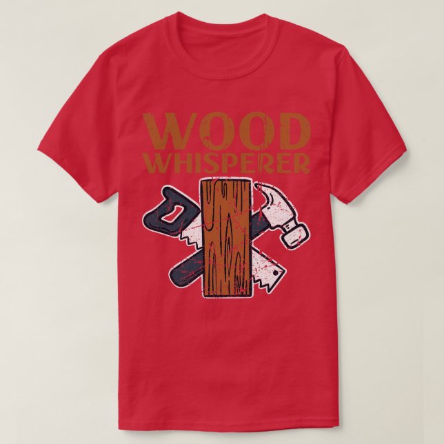 Camiseta Madeira de madeira Whisperer 1 (Frente do Design)