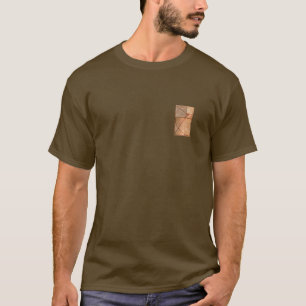 Camiseta Madeira dourada da relação