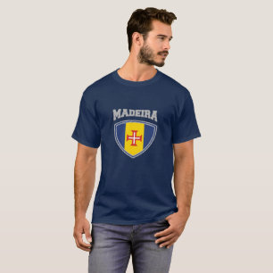 Camiseta Madeira Flag Shield T-Shirt