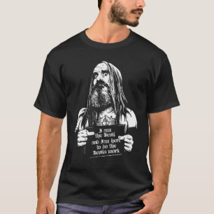 Camiseta Madeira flutuante eu sou o diabo otis assassino se
