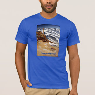 Camiseta Madeira lançada costa pelo t-shirt da praia