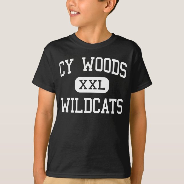 Camiseta Madeiras de CY - Wildcats - segundo grau - Cypress (Frente)