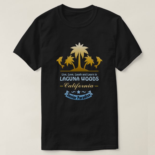 Camiseta Madeiras de Laguna, CA (Frente do Design)