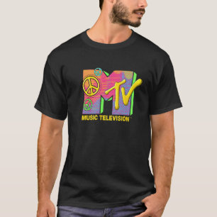 Camiseta Mademark x MTV - Logotipo oficial da MTV com paz