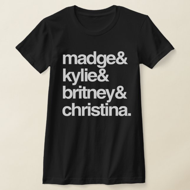 Camiseta Madge Kylie Britney e Christina (Postura )