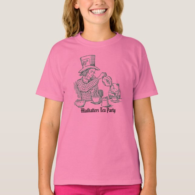Camiseta Madhatters Tea Party (Frente)