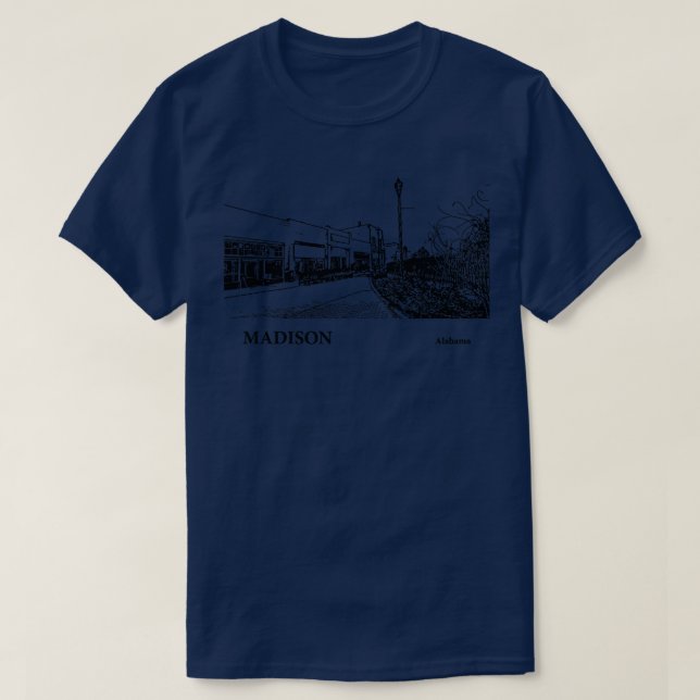 Camiseta Madison Alabama TShirt 2 (Frente do Design)