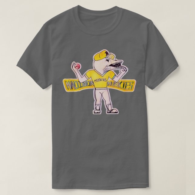 Camiseta Madison Muskies Baseball (Frente do Design)