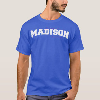 Camiseta Madison Nome Edição Limitada Divertida Retro Vinta