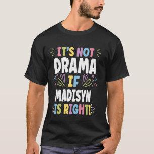 Camiseta MADISYN Personalizadas Feminino Personalizado MADI