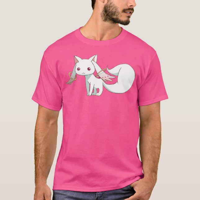 Camiseta Madoka Magica - Kyubey 2 (Frente)